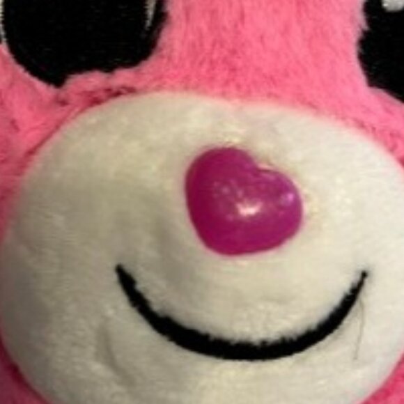 2021 Care Bears PINK CHEER BEAR Rainbow 13" Plush Stuffed Animal Basic Fun! - Picture 4 of 5